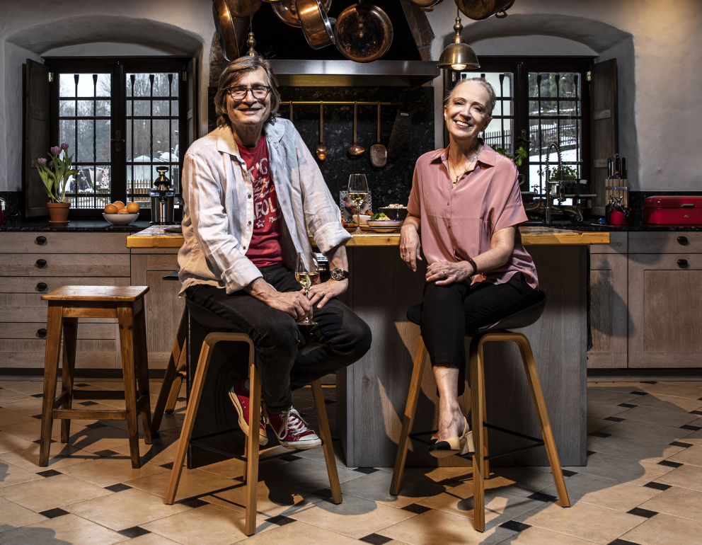 Hvězdná návštěva: Kuchyň muzikanta Rudyho Linky a jeho ženy Anny, která je opravdovou mistryní kuchařského umění 