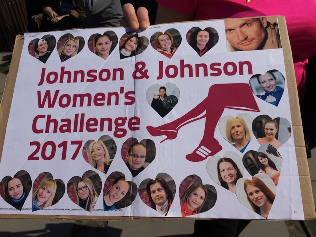 Johnson and Johnson woman chalenge