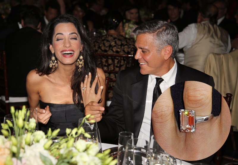 George Clooney nemohl vybrat lepší zásnubní prstýnek!
