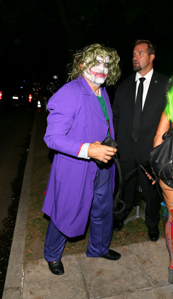 Chuck Liddell&nbsp;v kostýmu Jokera, který letos na podzim rozhodně nemohl chybět
