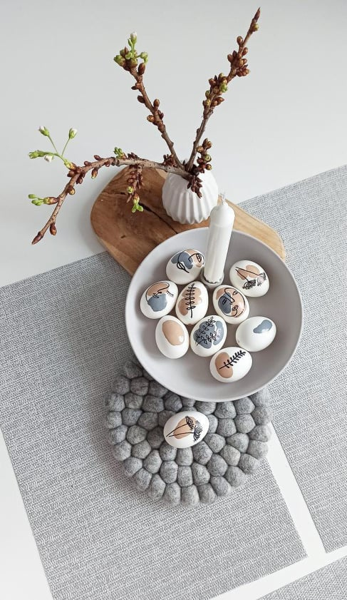Elegantní velikonoční vajíčka, která budou ozdobou každé domácnosti