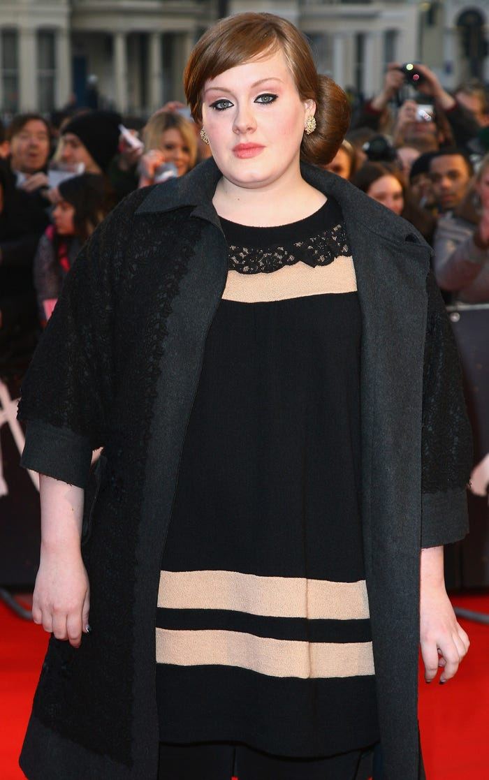 Adele na začátku své kariéry
