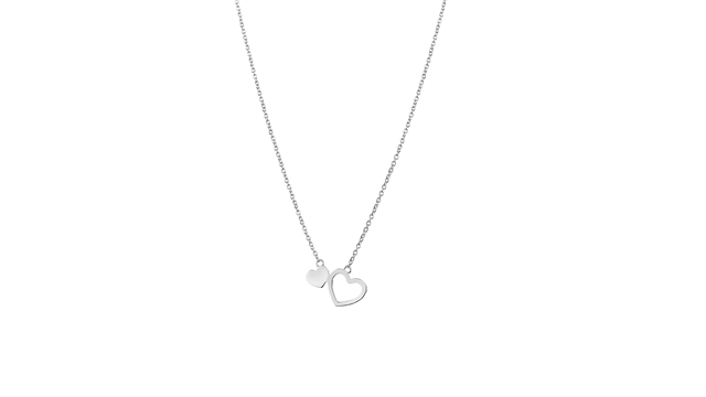 Stříbrný náhrdelník - srdce
