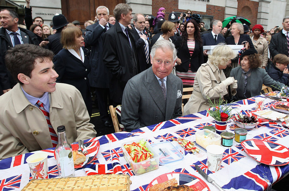 Prince Charles Big Jubilee Lunch