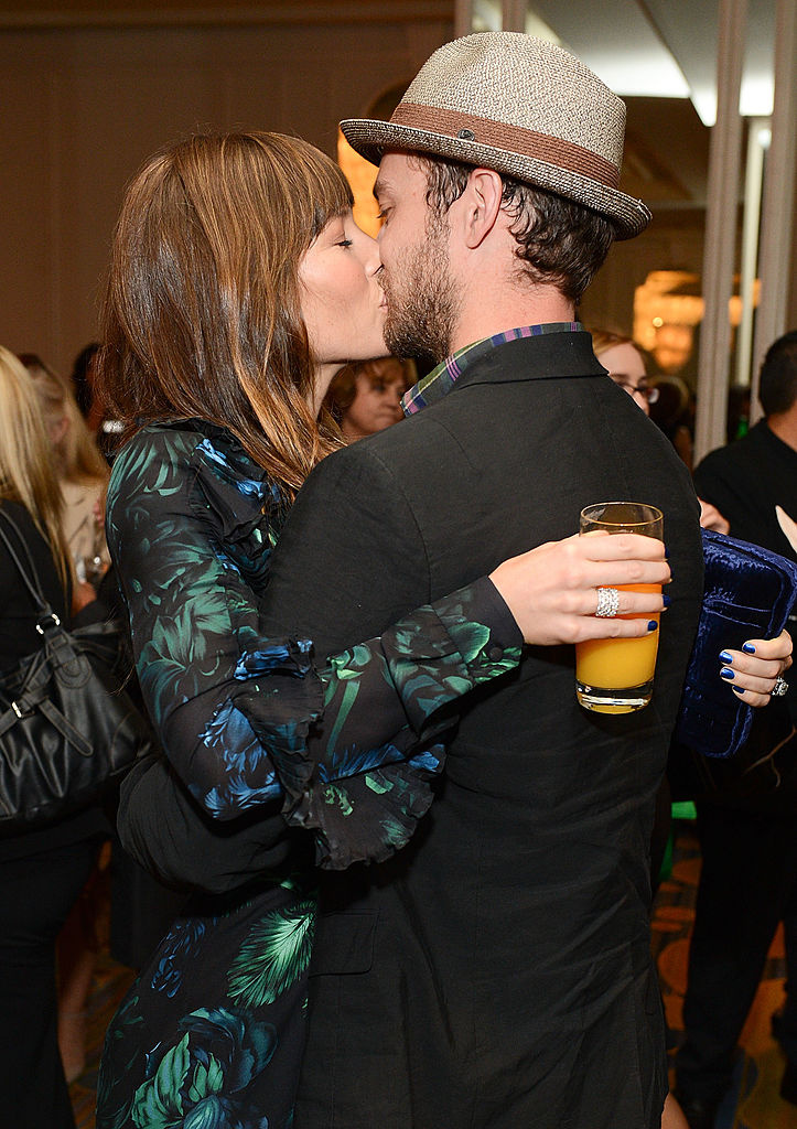 Justin Timberlake a Jessica Biel pusa