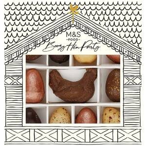 Čokoládová vajíčka se slepičkou, Marks &amp; Spencer, 199,90 Kč

