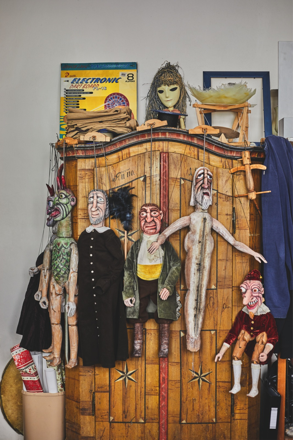 Klasické marionety, podobné, s jakými kdysi hrával Matěj Kopecký