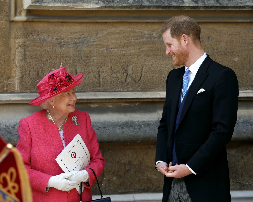 princ Harry s královnou