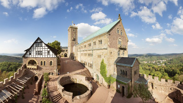 Hrad Wartburg v Eisenachu