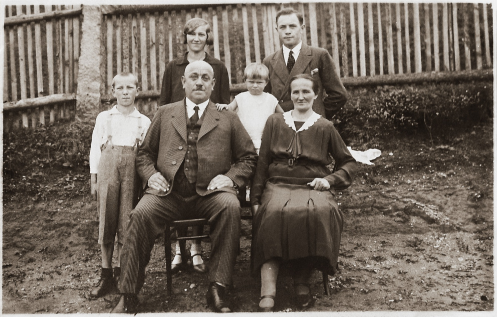 Praděda František Kubák s rodinou