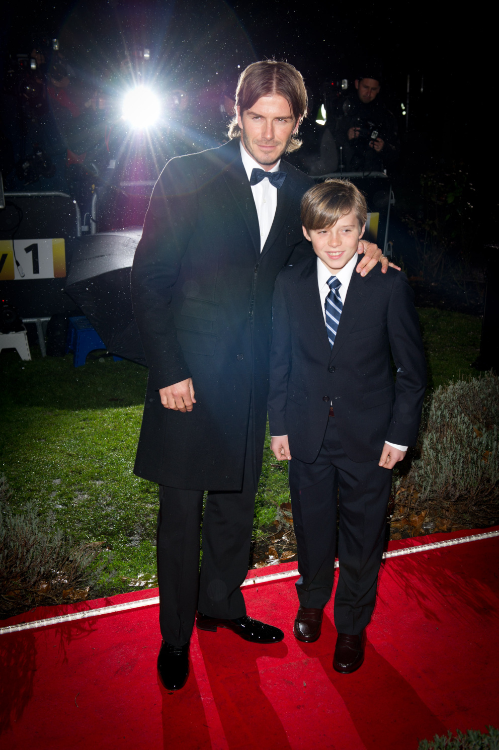 David Beckham s nejstarším synem