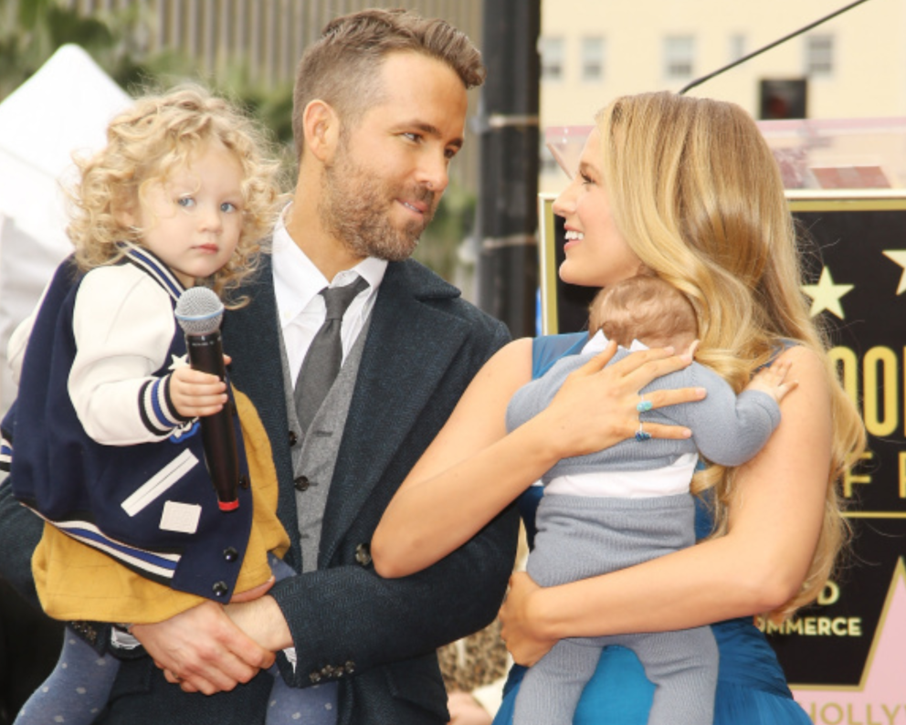 Blake Lively a Ryan Reynolds s rodinou