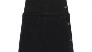 Černá laclová sukně s knoflíky, F&amp;F, 599 Kč