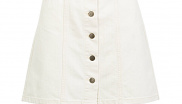Džínová áčková sukně s knoflíky, Marks &amp; Spencer, 949 Kč