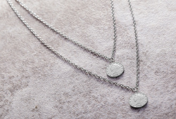 Stříbrný náhrdelník - mince